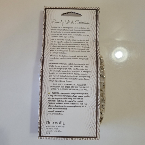 NWOT Smudge Stick Collection Three Smudge Sticks - Picture 2 of 4